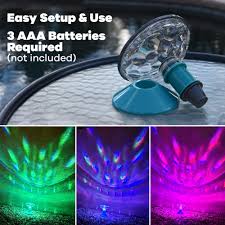 Underwater Pool Light Show