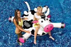 LOL Cow Inflatable Pool Float