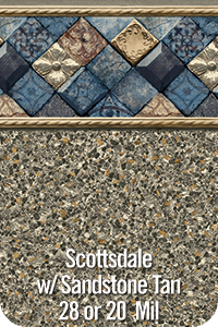 GLI In Ground Pool Vinyl Liners  "