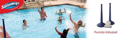 Poolside Volleyball