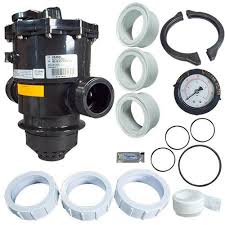 Pentair 2" Hybrid TM Multiport Value w/Unions #262525 with parts List