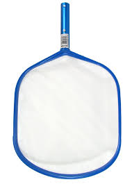 Skimmer Net- Blue Molded Frame w/ Reinforced Aluminum Handle #119