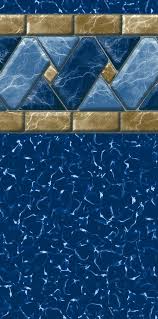 Aboveground Pool Liner,  Lakeview Tile -  52" UniBead-GLI