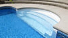 Inground Rectangle Pools with Acrylic/Fiberglass steps