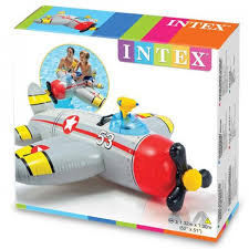 Plane Pool Toy INTEX Water Gun Plane Ride-On Pool Float - Fantasy Pools