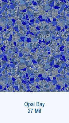 Merlin In-Ground Vinyl Liner -Aqua Intense