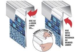 Aboveground Pool Liner,  Lakeview Tile -  54" UniBead-GLI